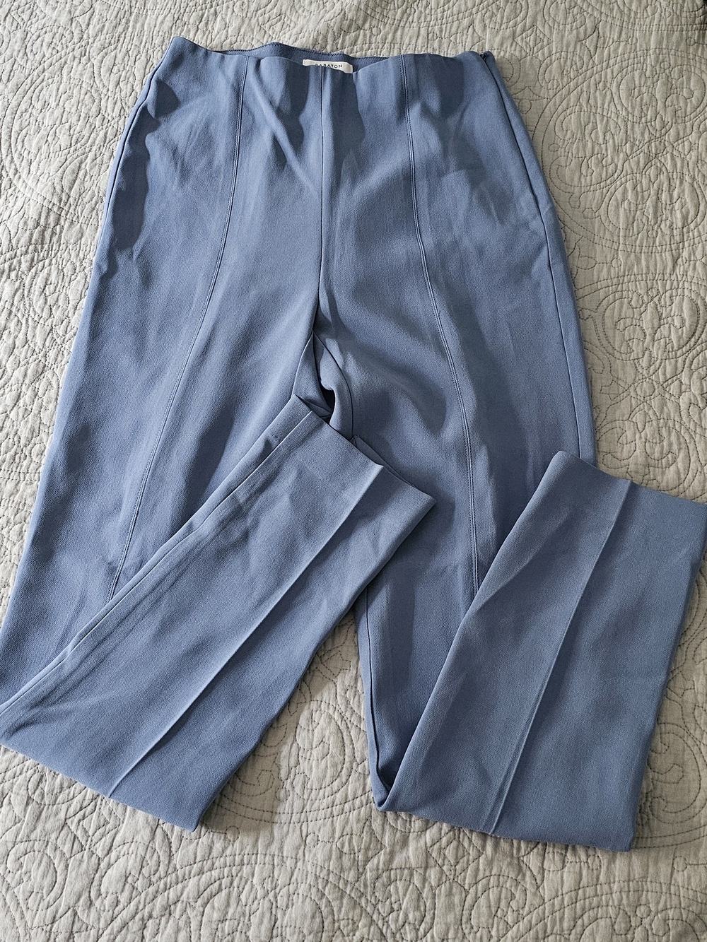 Babaton Light Blue Tailored Pants